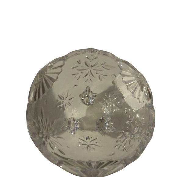 Mikasa Crystal Snowflake Votive Holder with Original Box - Picture 5 of 8